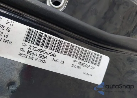 2012 Dodge Charger Se z USA, uszkodzony, nr VIN 2C3CDXBG8CH125840